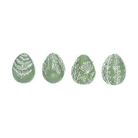 Green Egg Figurines Set of 4