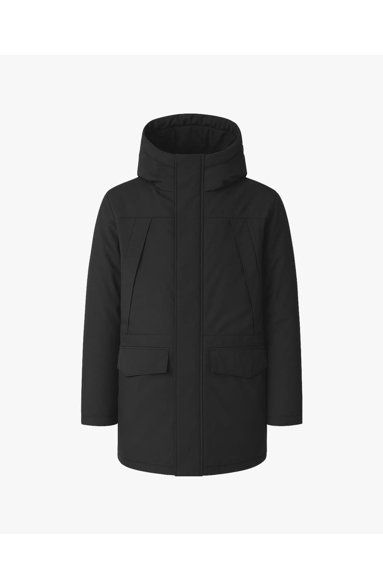 Quartz Co. GRANT | Hooded Down Winter Jacket, Main, color, Black