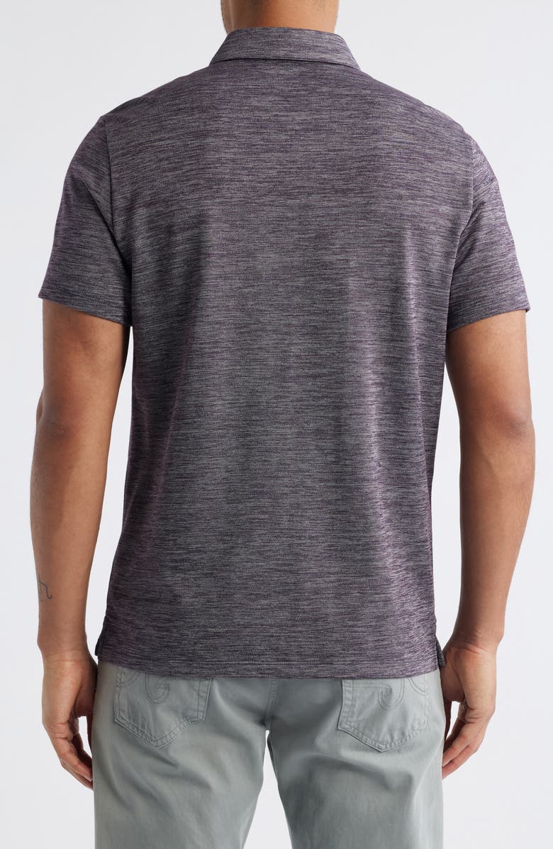 Robert Barakett Payne Space Dye Jacquard Polo, Alternate, color, Winter Purple