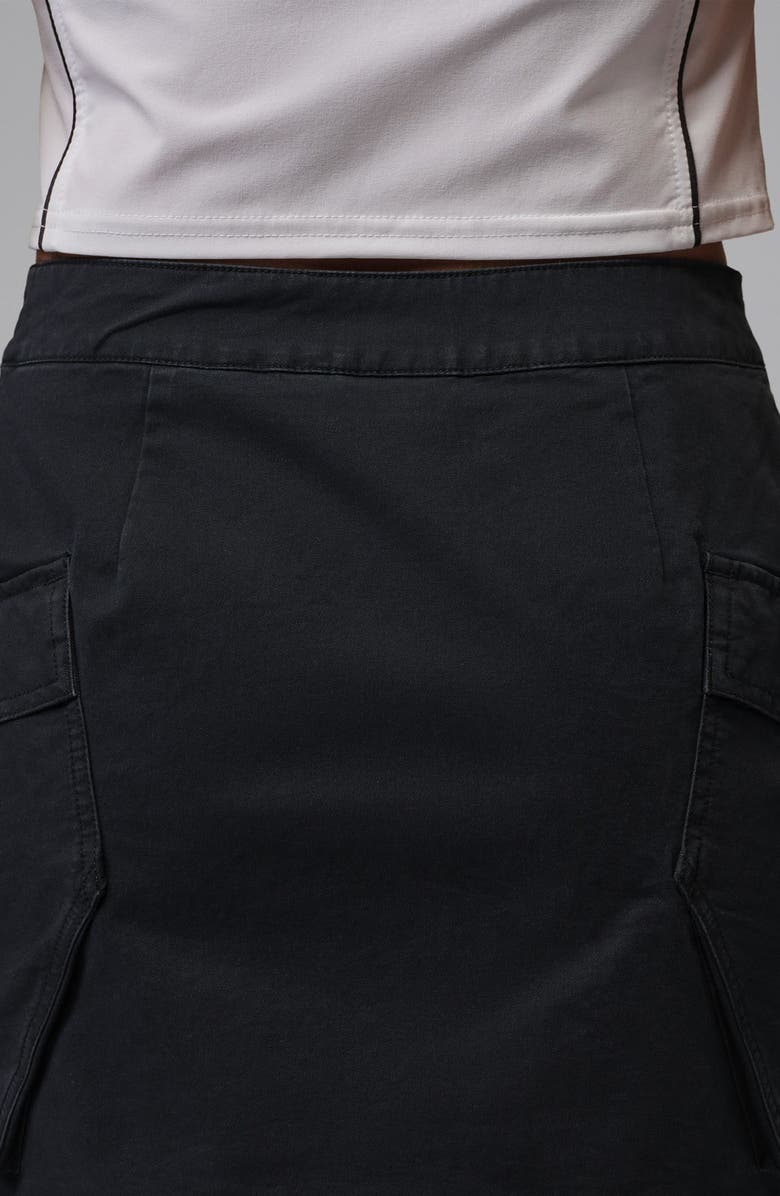 Jordan Flight Cargo Wrap Miniskirt, Alternate, color, 010 Black/Black