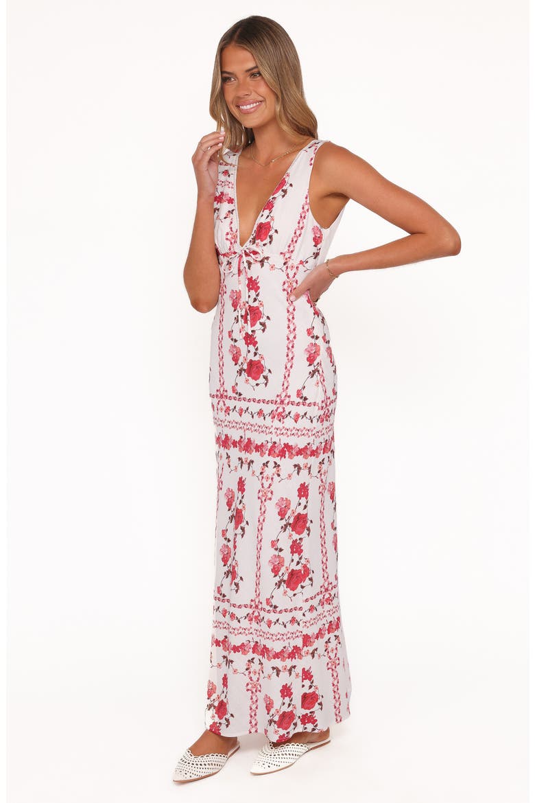 Amore Sleeveless Maxi Dress, Alternate, color, RED ROSE