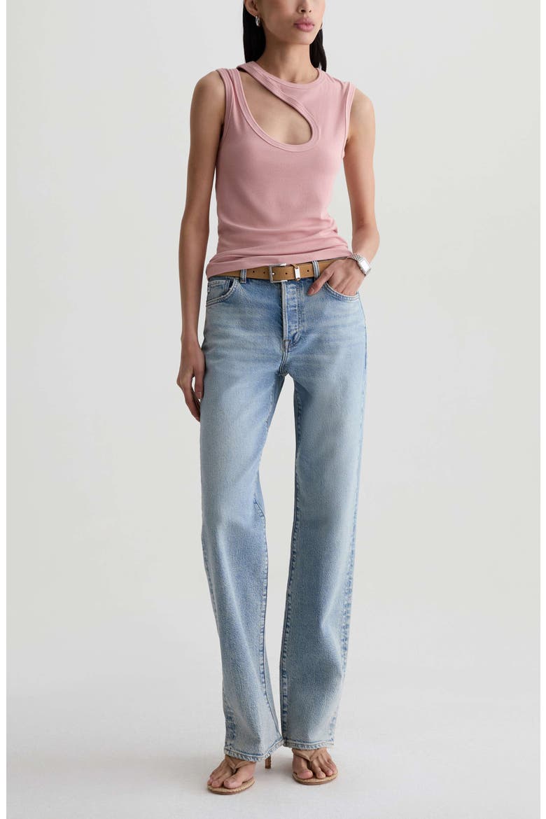 Sydney High Waist Relaxed Straight Leg Jeans, Alternate, color, HIGHWAY 29