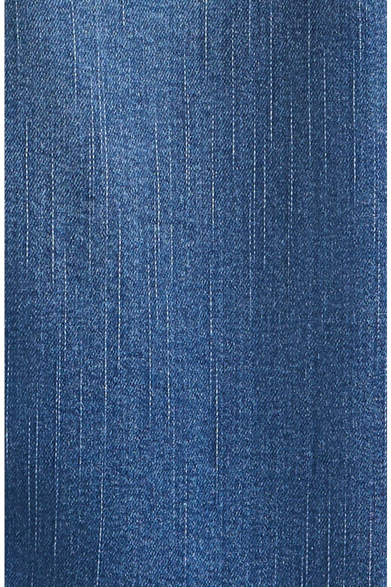 Kids' Bow Embroidered Barrel Jeans, Alternate, color, MID INDIGO WASH BOWS