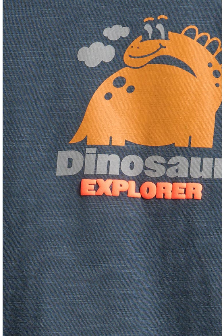Kids' Dinosaur Graphic T-Shirt, Alternate, color, GREY