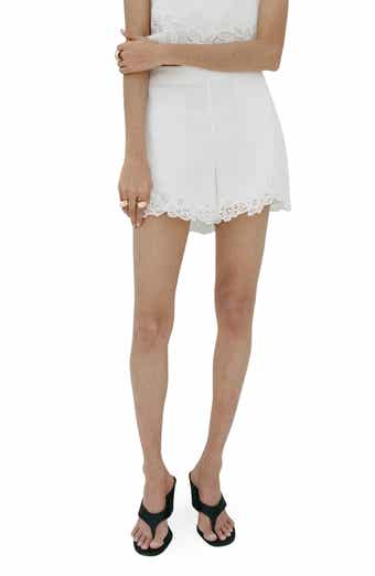 Embroidered Lace Shorts
