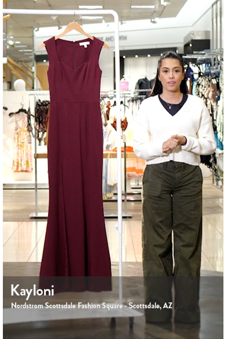 Monroe Side Slit Gown video