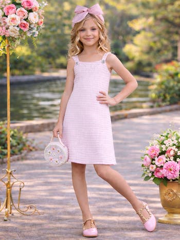 Charm Double Bow Spring Dress