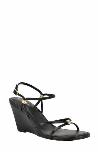 Deliney Ankle Strap Wedge Sandal