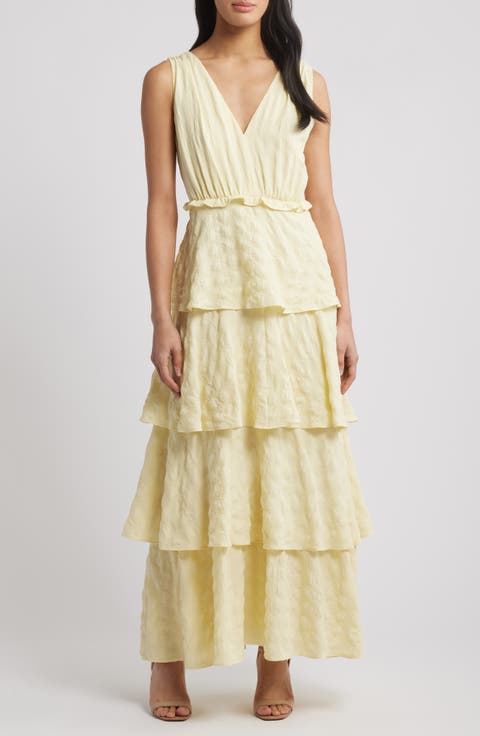 Floral Tiered Maxi Dress