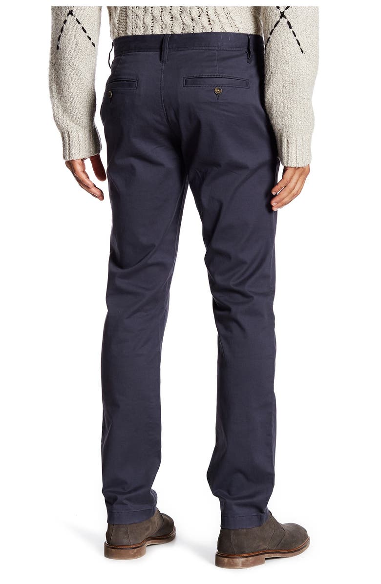 14th & Union The Wallin Stretch Twill Trim Fit Chino Pants - 30-34" Inseam, Alternate, color, Navy India Ink