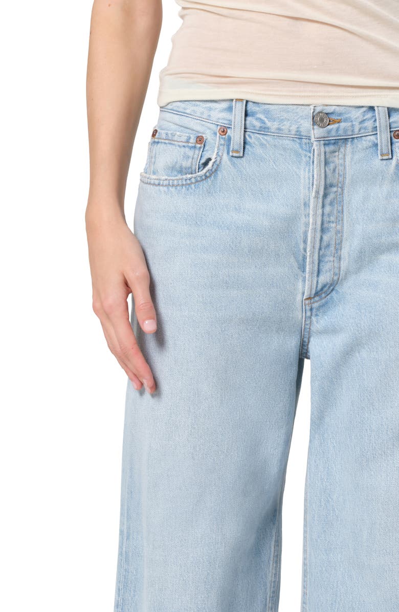 AGOLDE Low Slung Baggy Jeans, Alternate, color, Spark (Light Indgo Vintage)