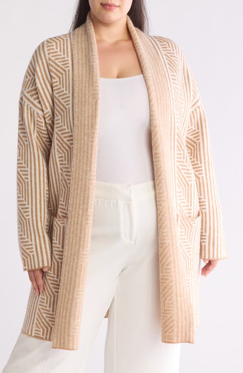 Shawl Collar Cardigan (Plus)