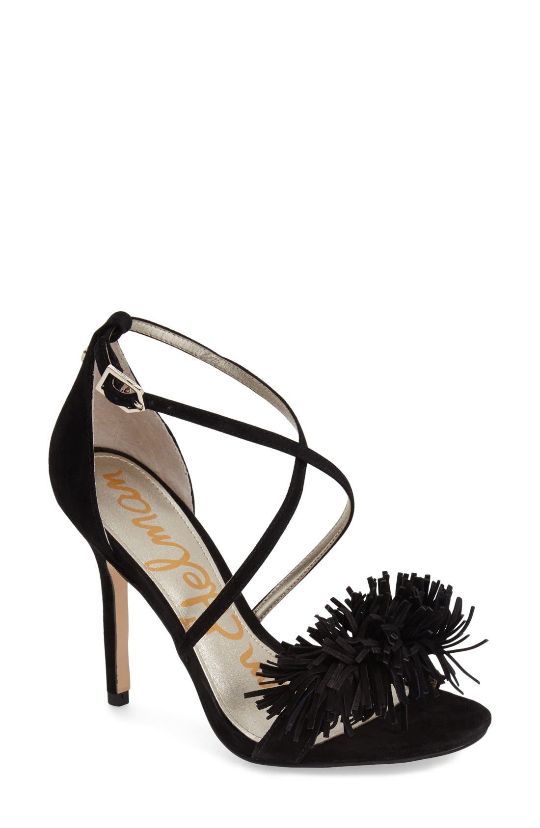 Sam Edelman 'Aisha' Fringe Sandal, Main, color, 