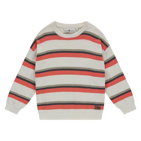 Pullover Multi Stripe Sweater (Toddler, Little Kid & Big Kid)
