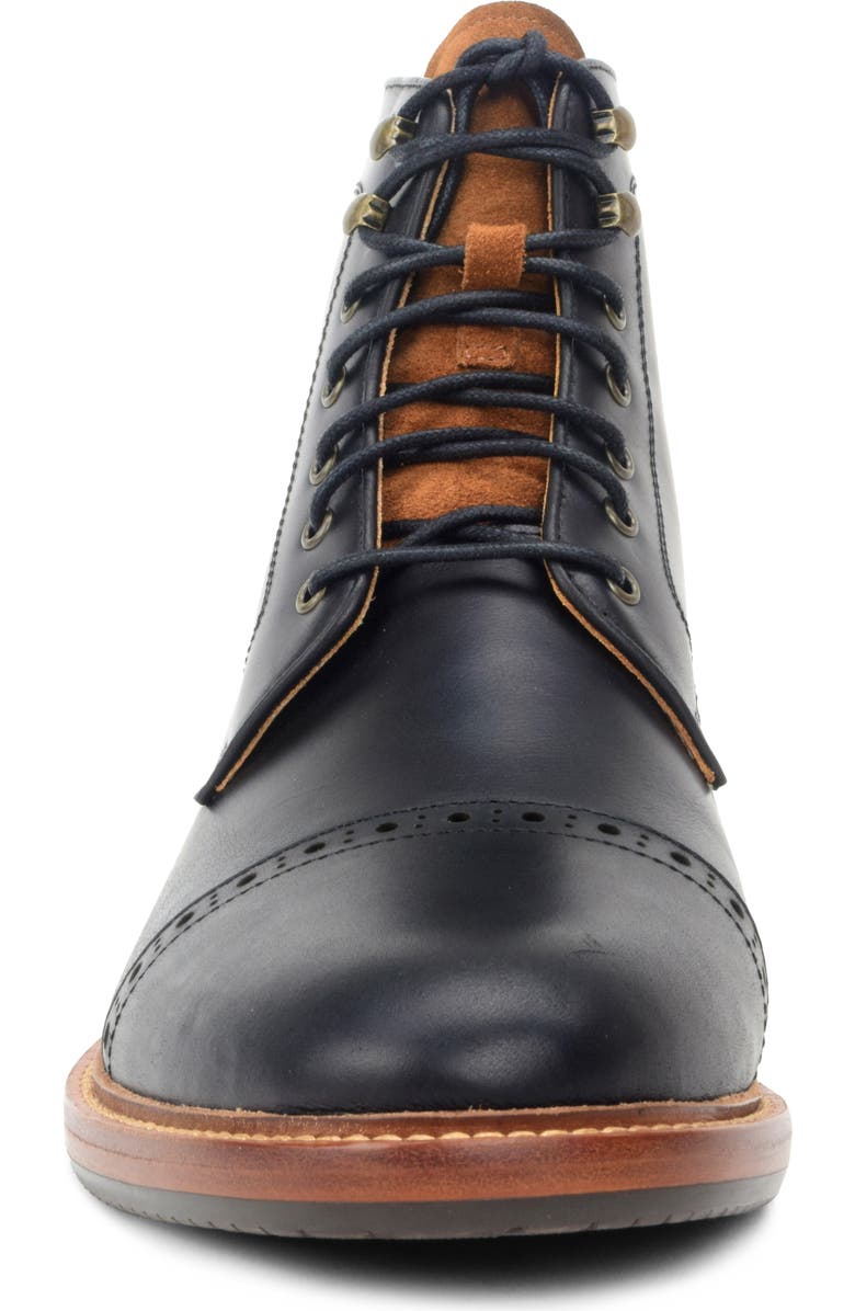 Warfield & Grand Woodlands Brogue Boot, Alternate, color, Black