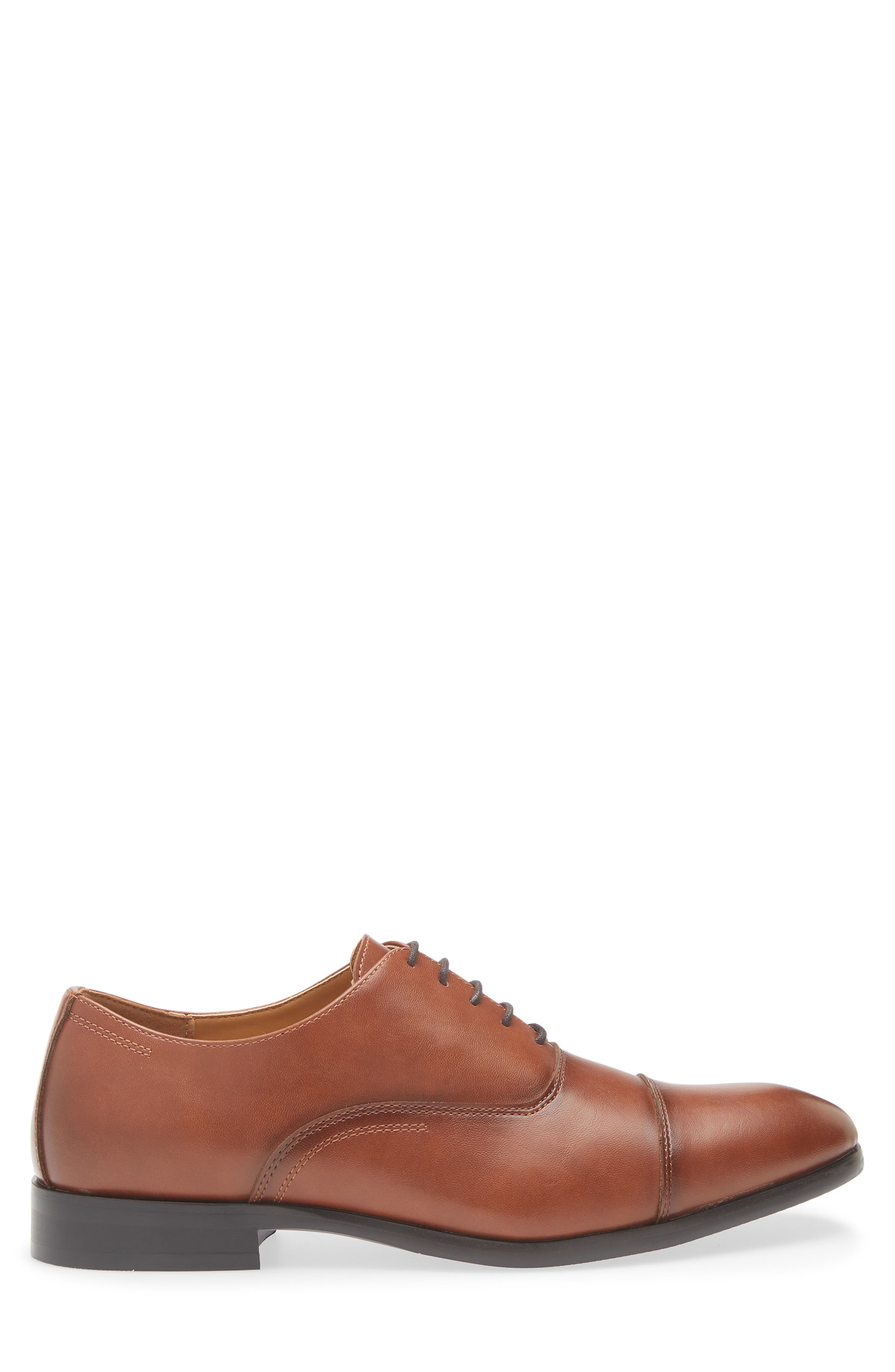 Abound Harry Cap Toe Derby, Alternate, color, Brown Patina