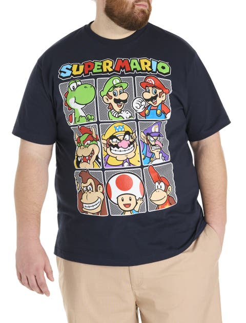 Big & Tall Mario Kart Party Pals Graphic Tee