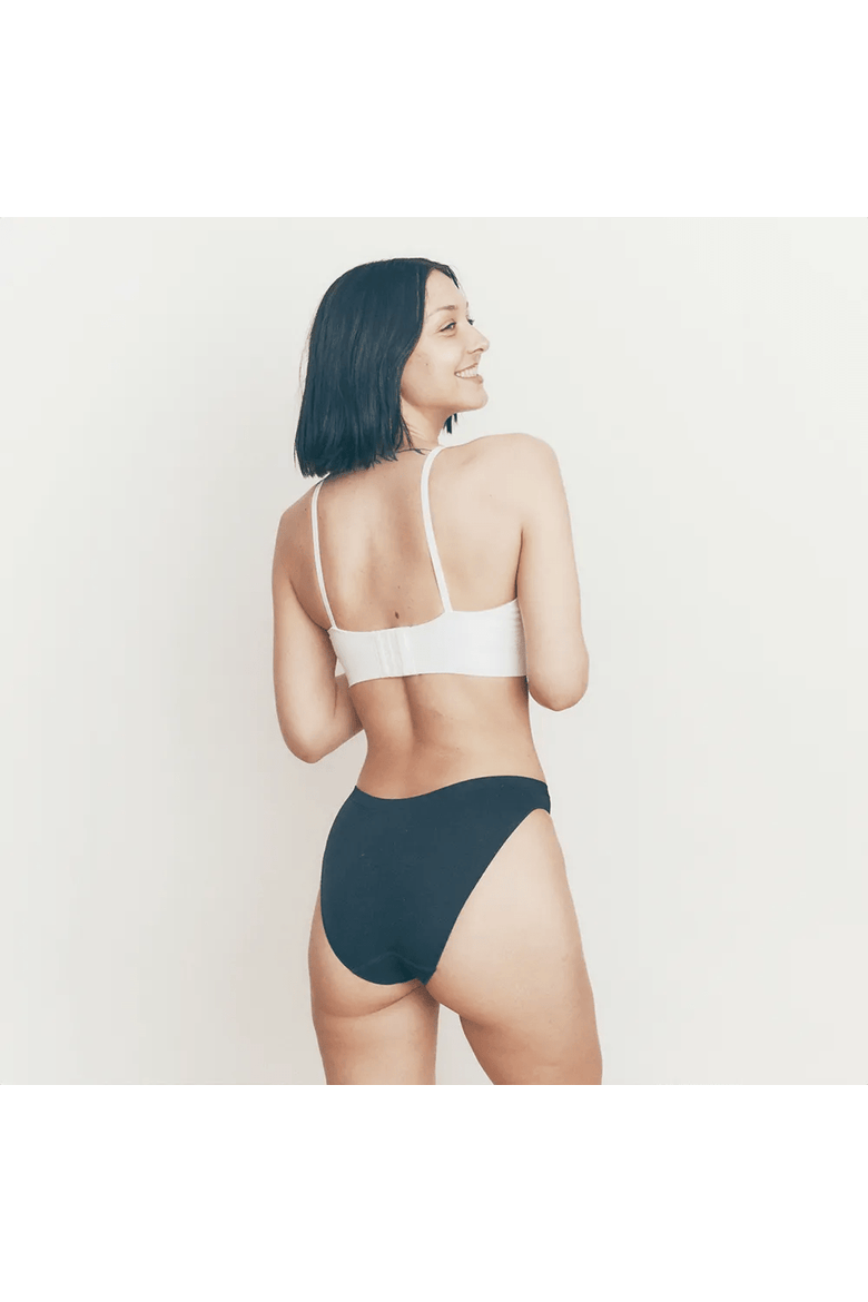 Soft Supportive Day Bra With Back-Closure, Alternate, color, white