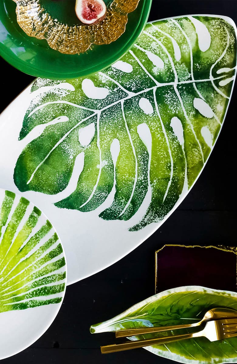 VIETRI Into the Jungle Pointed Platter, Alternate, color, 