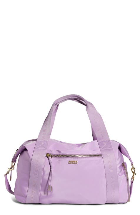 Purple overnight bag sale