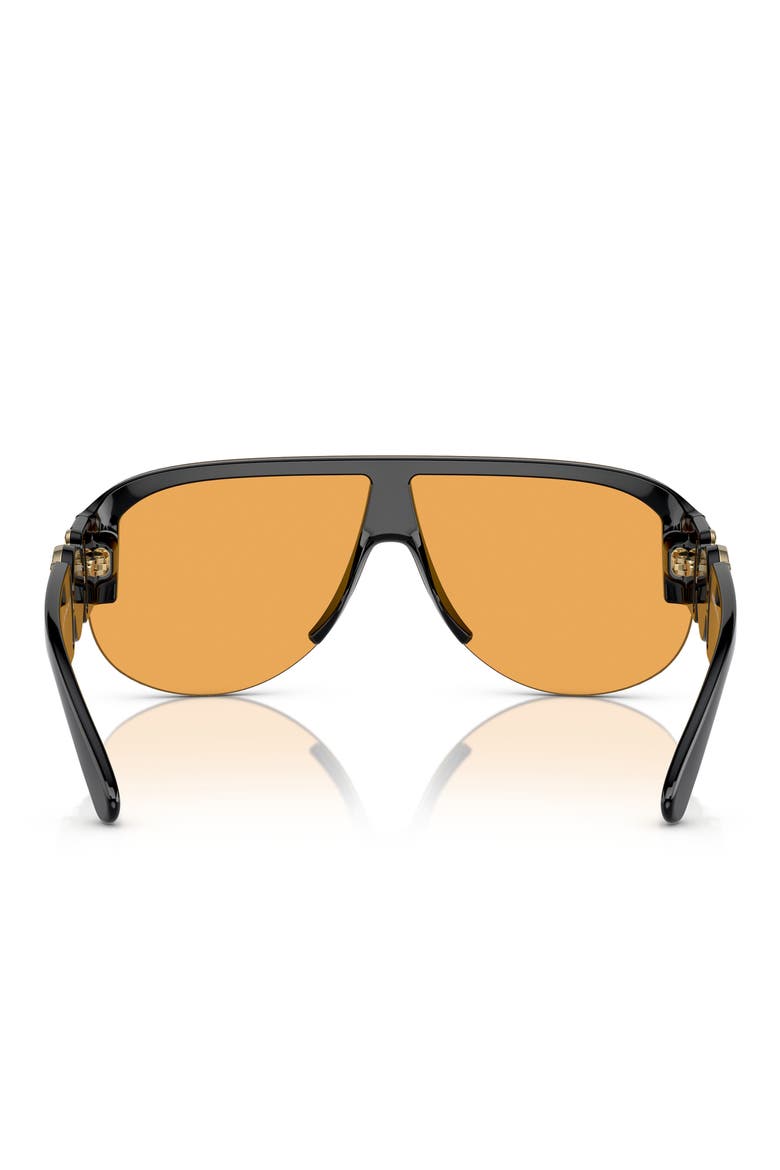 148mm Shield Sunglasses, Alternate, color, BLACK / ORANGE
