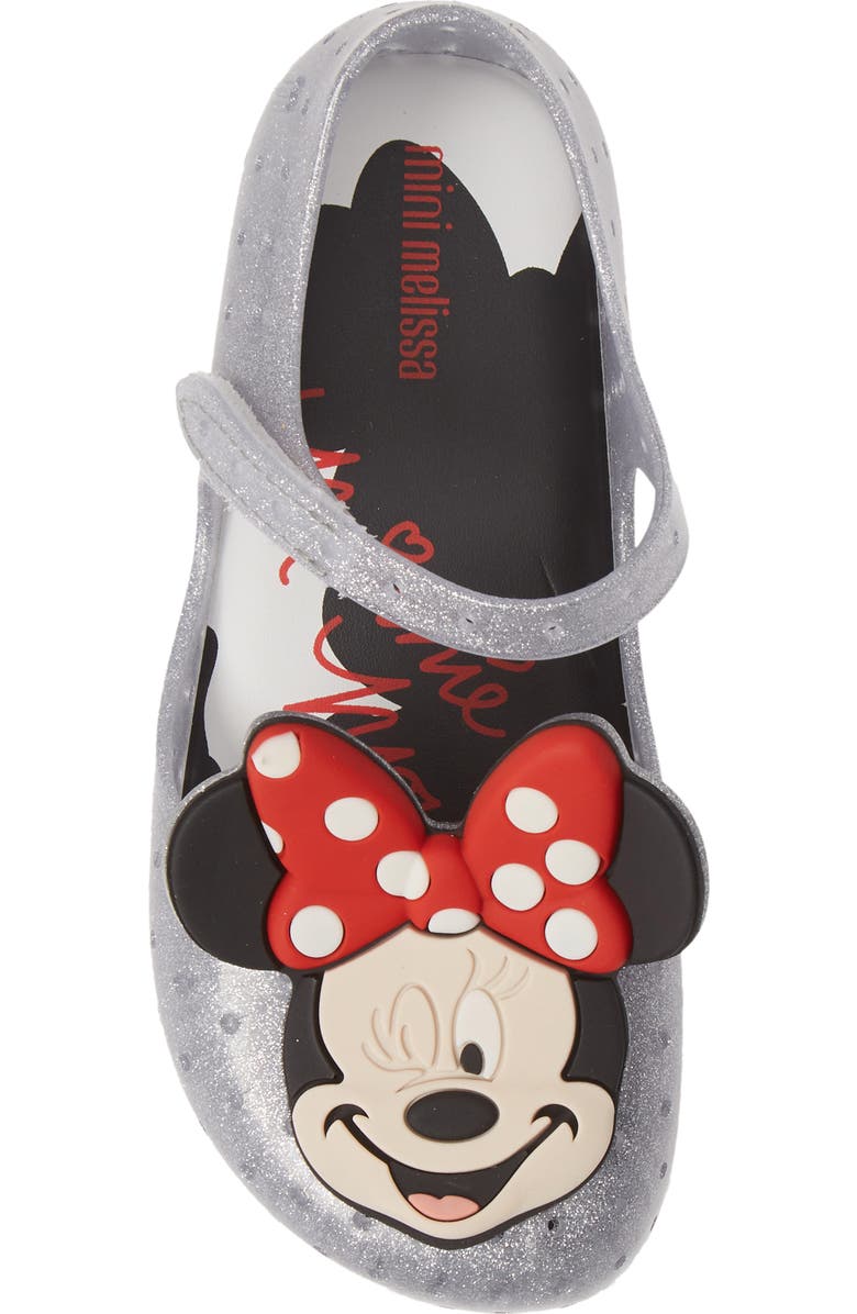 Mini Melissa x Disney Furadinha Minnie Mouse Mary Jane Flat, Alternate, color,