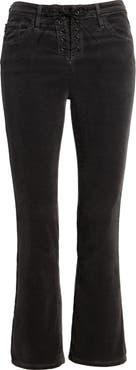 AG Jodi Lace-Up Crop Jeans