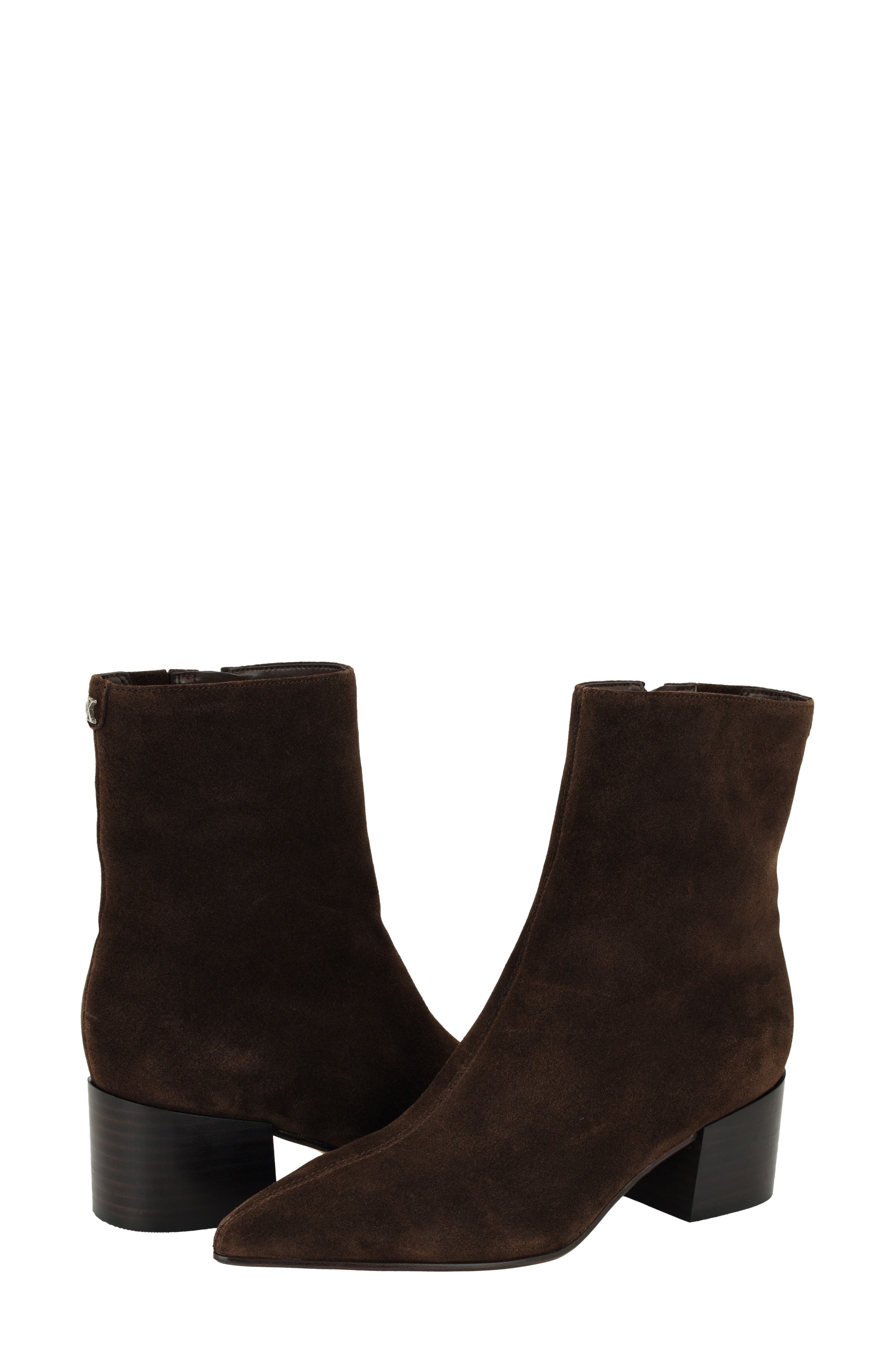 Rimidy Bootie, Alternate, color, DARK BROWN SUEDE