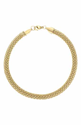 Tarnish Resistant 18K Gold Plated Multichain Anklet