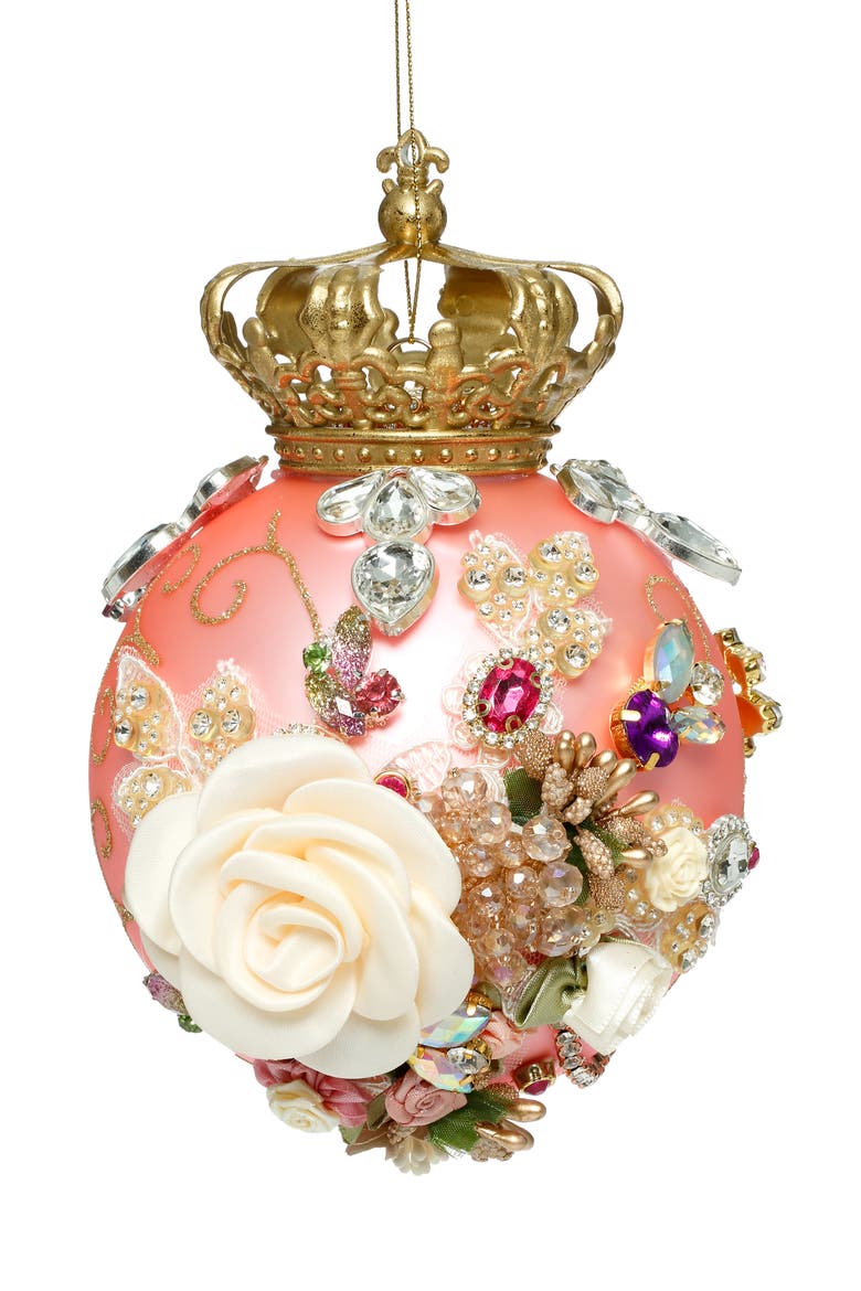 Crown Jewels Ornament, Pink, Main, color, Light Pink