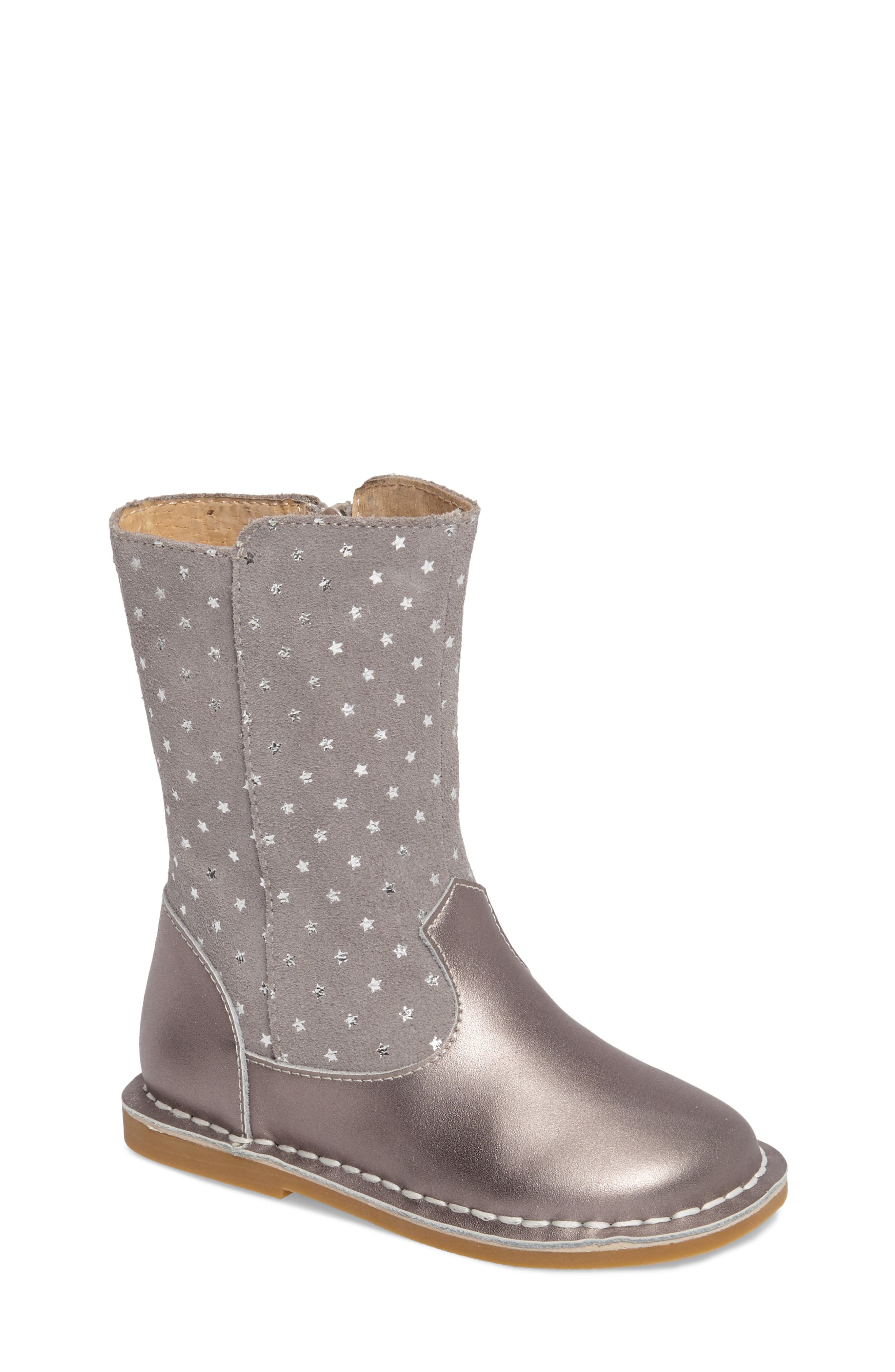 Livie & Luca Vega Metallic Star Bootie, Main, color, 