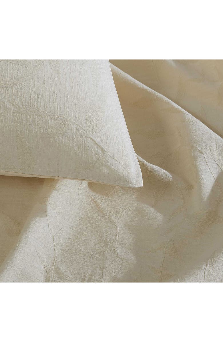 Calvin Klein Branching Leaves Comforter & Sham Set, Alternate, color, Cream