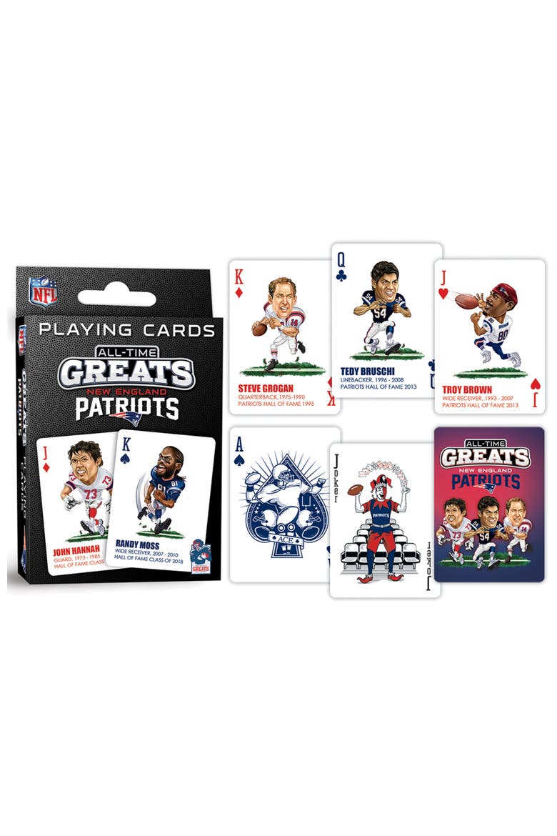 New England Patriots Playing Cards, Alternate, color, Multicolor