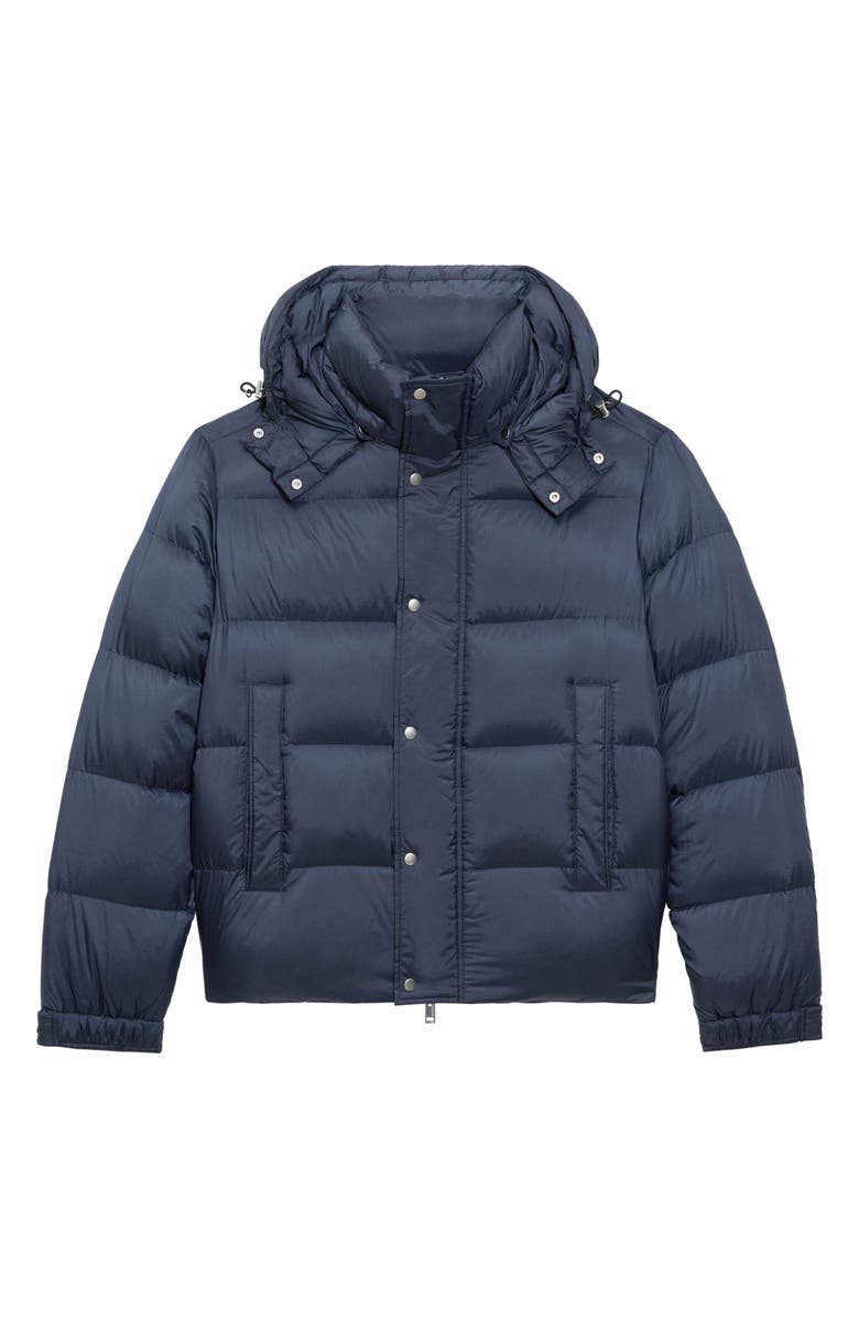 Theory Marquez Puffer Jacket with Removable Hood, Alternate, color, Baltic
