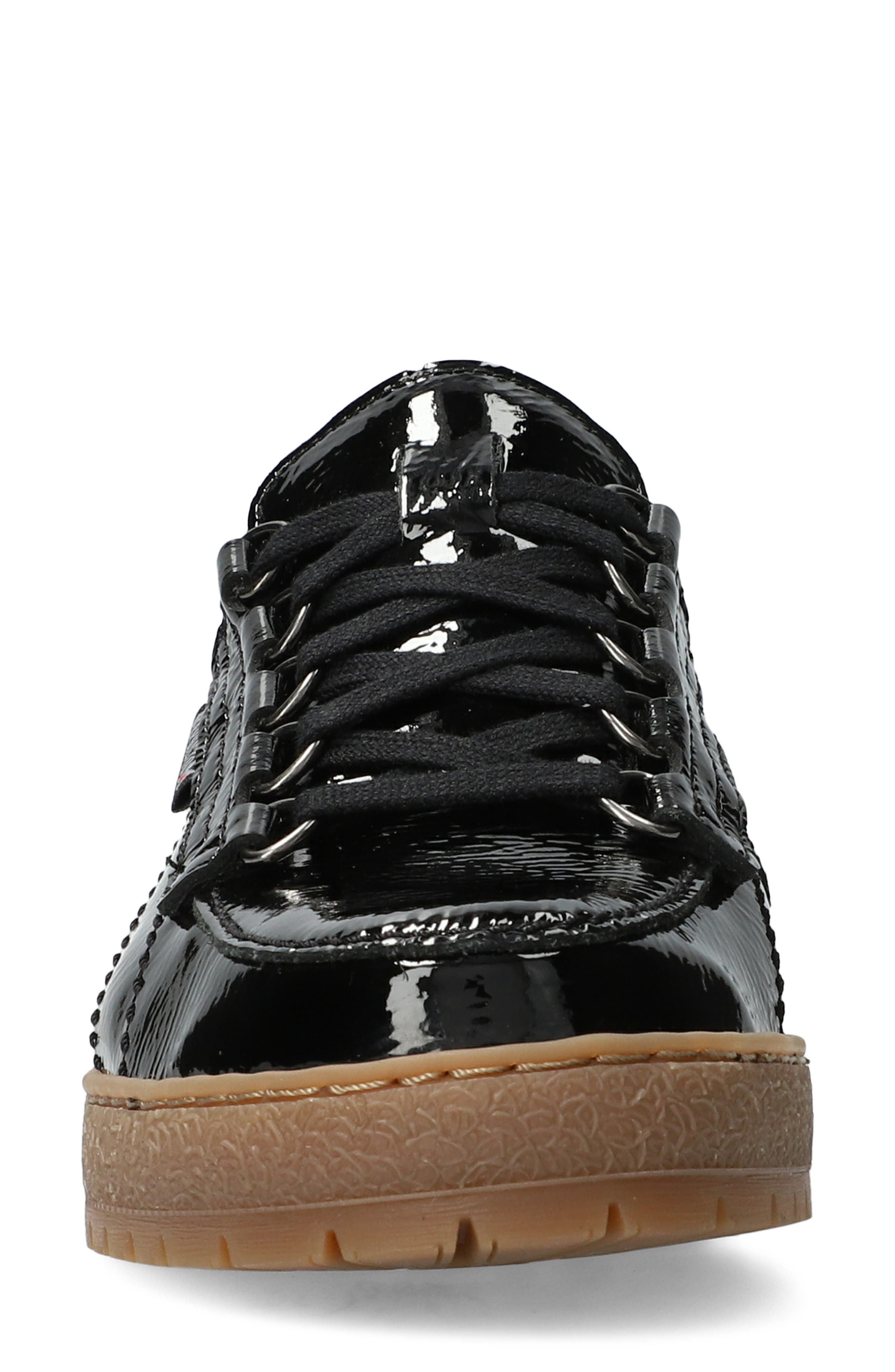 Lady Low Top Sneaker, Alternate, color, BLACK PATENT 1014