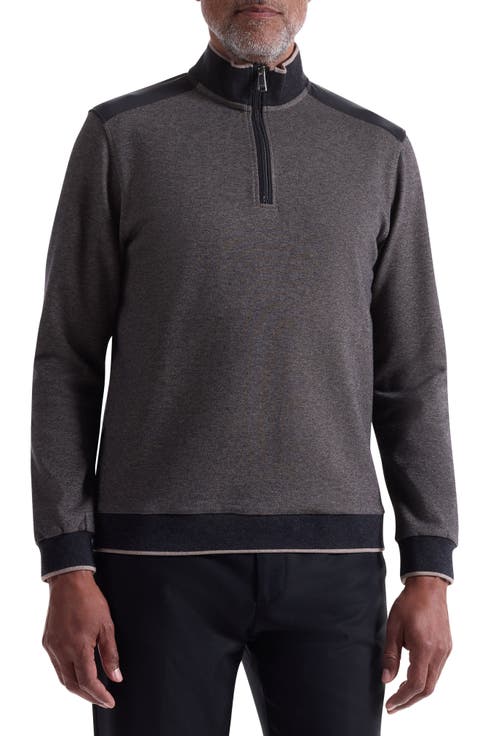 Mélange Quarter Zip Top