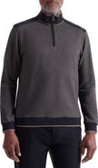 Bugatchi Mélange Quarter Zip Top