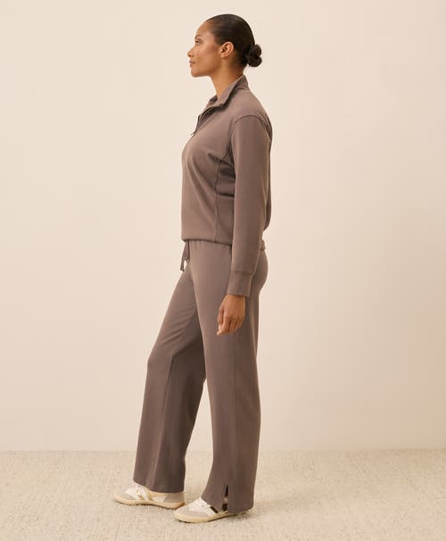 Pact Organic Cotton Cloudknit Wide Leg Pant In Multi