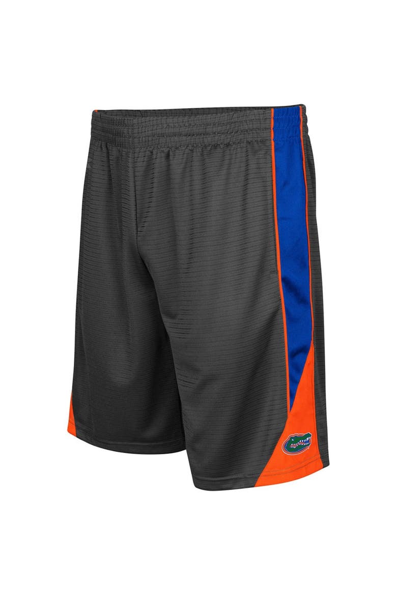 Men's Colosseum Charcoal Florida Gators Turnover Shorts, Main, color, Charcoal