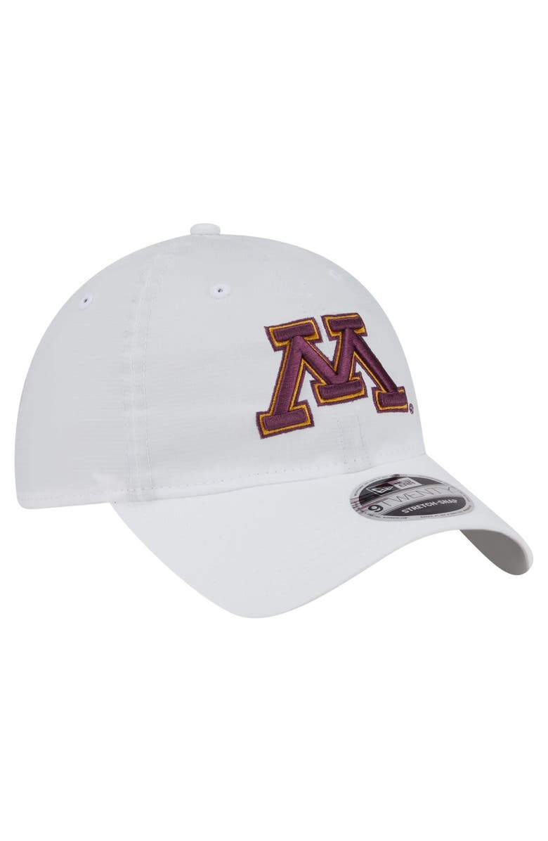 New Era Men's New Era White Minnesota Golden Gophers Active Ripstop 9TWENTY Adjustable Hat, Alternate, color, White