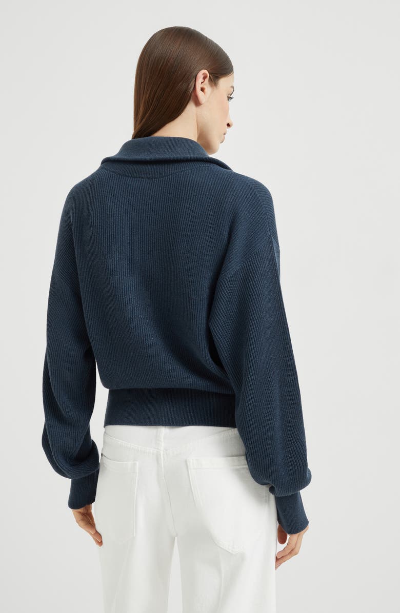 Brunello Cucinelli Vanisé cardigan, Alternate, color, Night