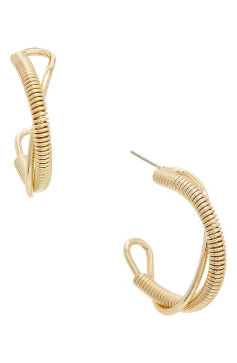 Twisted Hoop Earrings