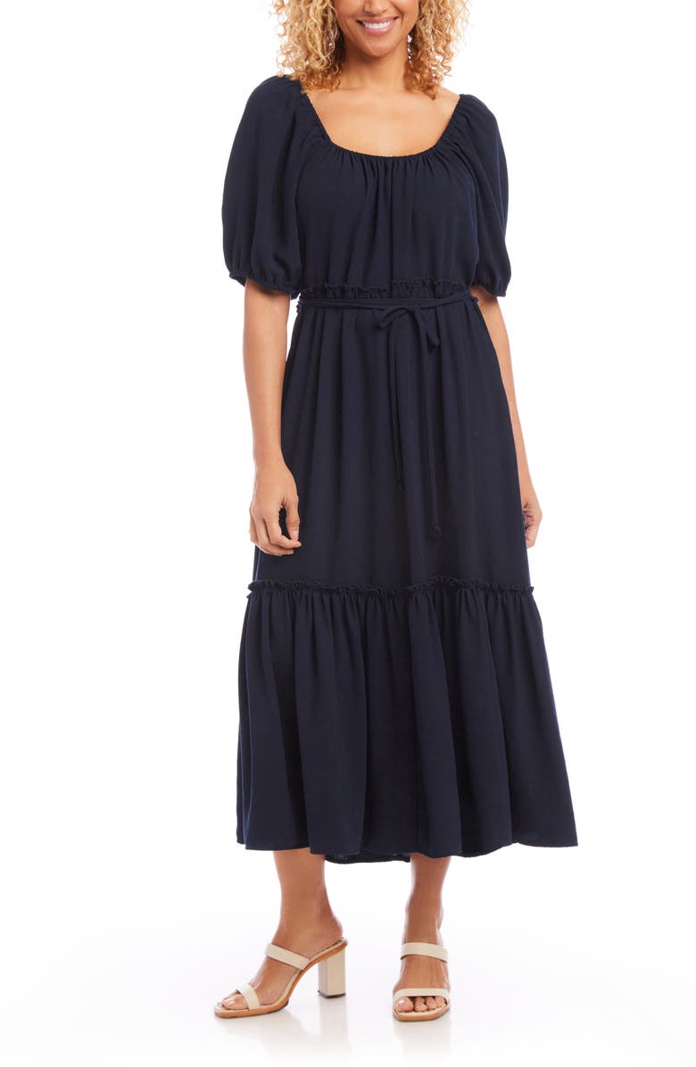Karen Kane Puff Sleeve Maxi Dress, Main, color,
