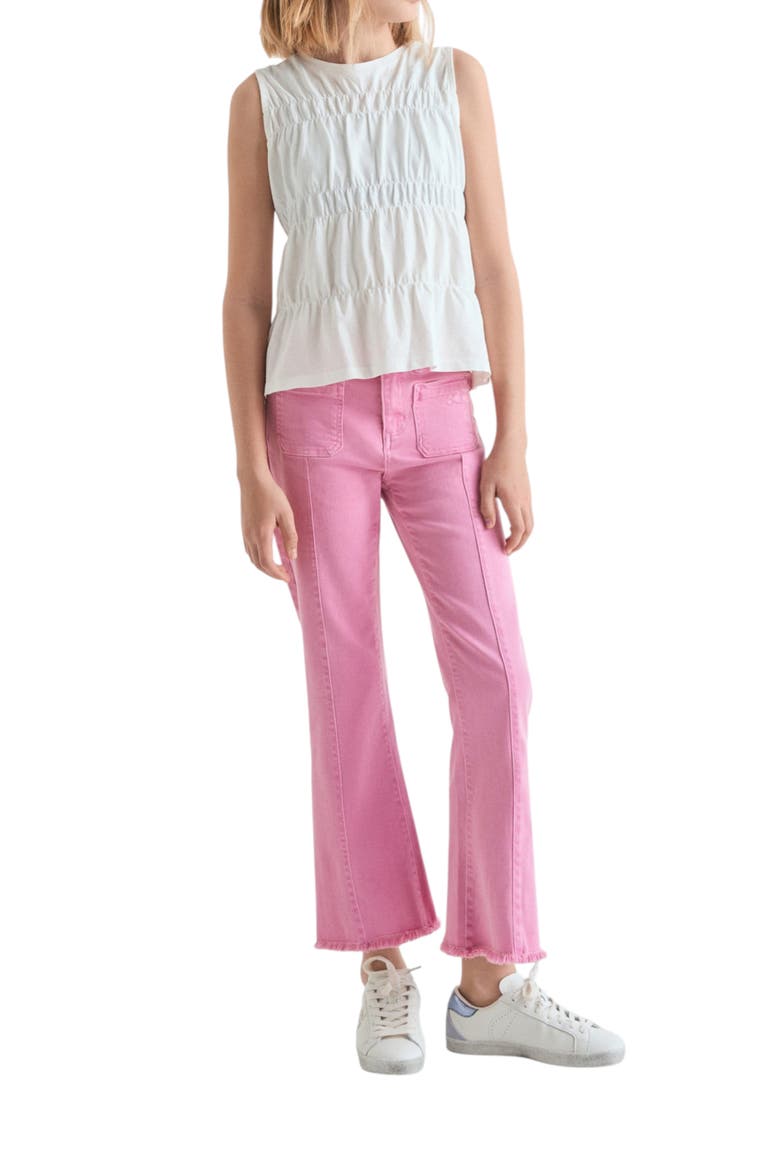 Kid's Flare Seams Pants, Alternate, color, Pink
