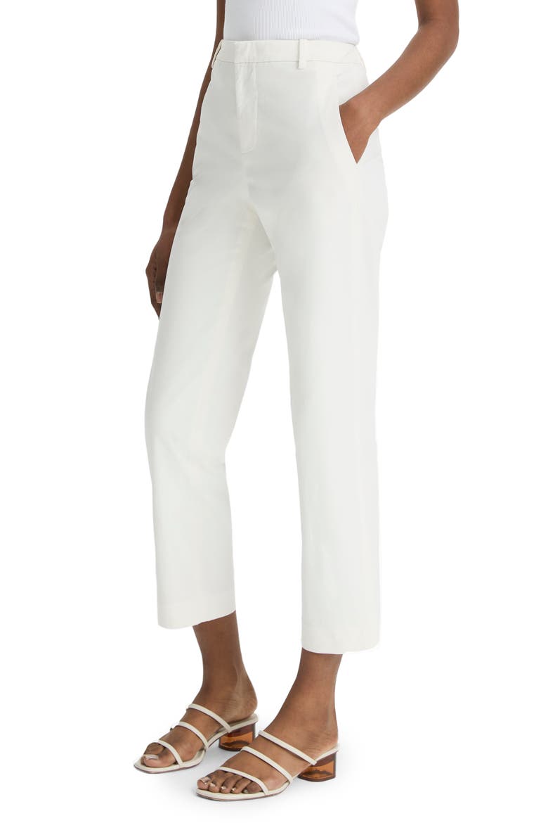 Avery Mid Rise Chino Pants, Alternate, color, OFF WHITE