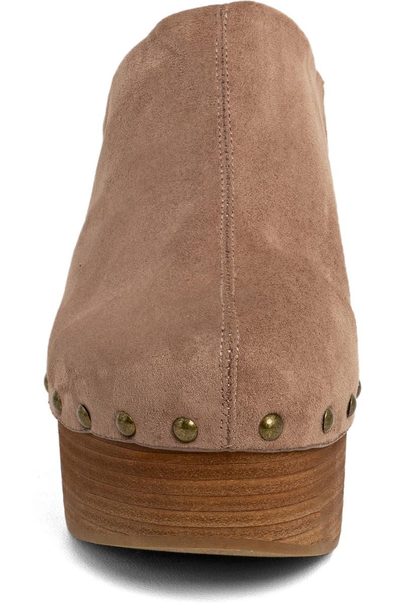 SHUSHOP Gigi Platform Clog, Alternate, color, Taupe Suede