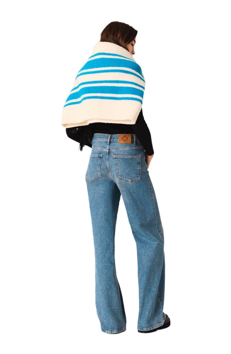 maje Flared jeans with chain, Alternate, color, Blue