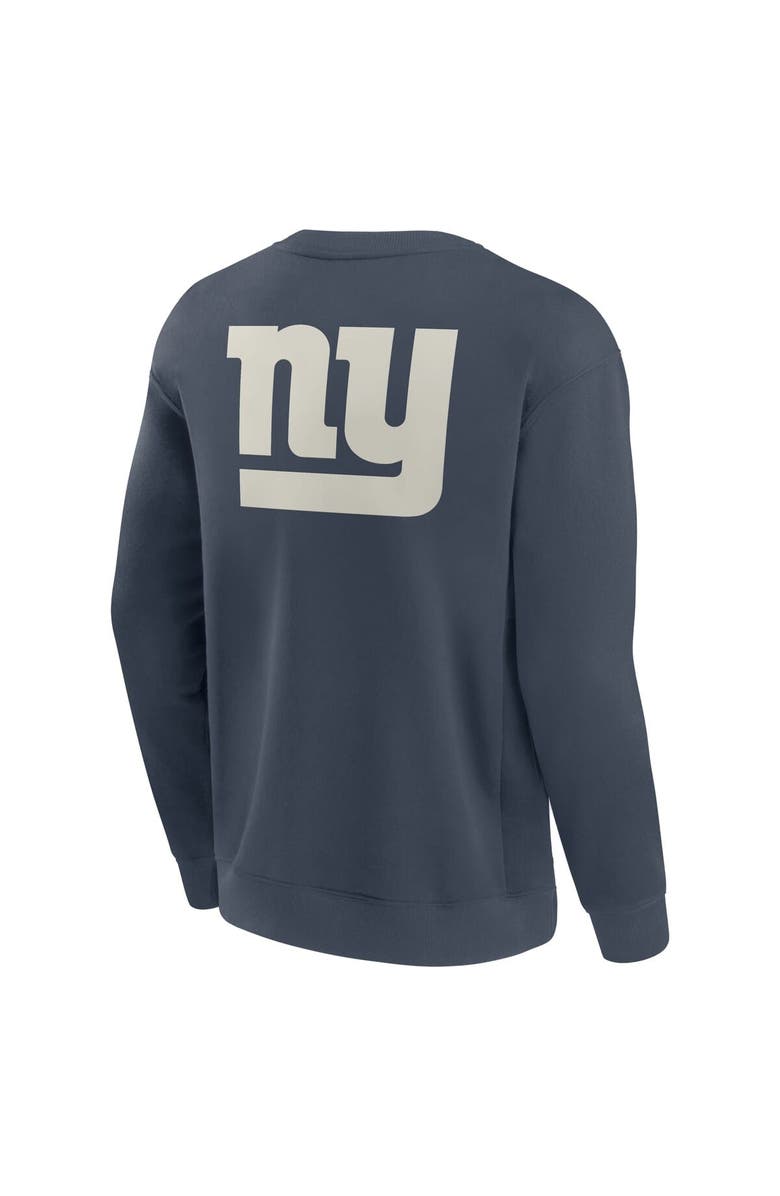 FANATICS Men's Fanatics Navy New York Giants Elements Future Ground Lettering Pullover Sweatshirt, Alternate, color, Navy