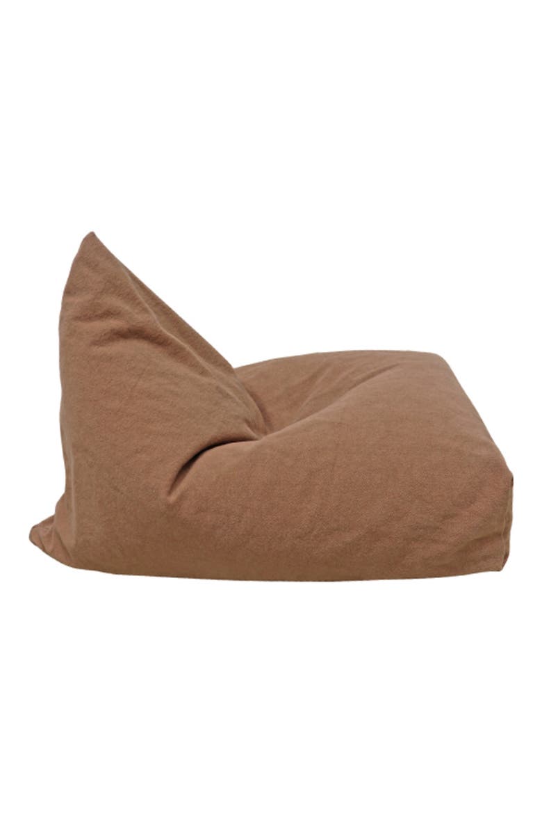 Cleo Pouf, Alternate, color, TOFFEE