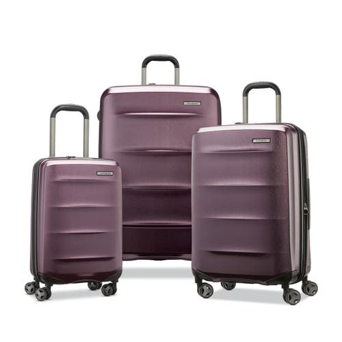 Samsonite Octiv Hardside Spinner 3-piece Luggage Set In Amethyst Purple